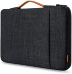 Inateck 360° Protection Water-Resistant Laptop Sleeve Bag Compatible with Most 14 inch Laptops, Black Gray