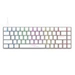 Cosmic Byte CB-GK-36 Artemis 68Key Per Key RGB Wired Mechanical Keyboard with Outemu Swappable Blue Switches and Software (White)