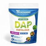 Divayanshi Organic DAP Fertilizer for Plants | Phosphorus-Rich Plant Nutrition for Strong Roots, Faster Growth & Higher Yield | Suitable for Garden, Pots & Farming-500GM