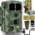 M. A. C.® 4K Trail Camera equipped 48MP Resolution, 0.2s Trigger Speed, 2" TFT Display, IP65 Waterproof, Game Camera with Night Vision Perfect for Wildlife, Home Security & Hunting