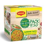 MAGGI Nutrilicious Masala Veg Atta Noodles with 20 Spices & Herbs, 725 grams (Pack of 10)