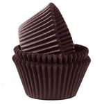 Bakerelation Standard Size Brown Cupcake Paper/Baking Cup/Cup Liners Brown Cupcake Liner(50mmx30mm) Pack of 100 Pcs