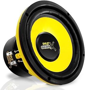 Pyle 6.5 Inch Mid Bass Woofer Sound Speaker System - Pro Loud Range Audio 300 Watt Peak Power w/ 4 Ohm Impedance and 60-20KHz Frequency Response for Car Component Stereo.