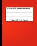 Red Composition Notebooks