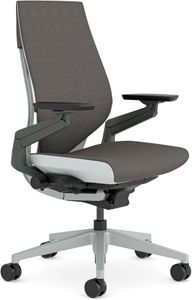 Steelcase Gesture Ergonomic Office Chair – 360° Armrests, 3D Lumbar, Mocca