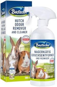 Bactador Enzyme Cleaner Rodent Cage Spray 500ml - Enzymatic cleaner & Cat urine enzyme cleaner - Pet carpet cleaner - Microbiological urine neutraliser - Pet stain & odour remover in rodent habitats