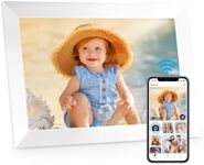 Funcare Digital Photo Frame 10.1 Inch, 1280 * 800 HD IPS Touch Screen Wifi Digital Picture Frame, 32GB Electronic Photo Frame, Auto-Rotate, Easy to Share Photos and Videos via APP