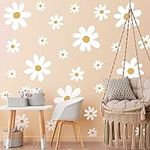 12 Sheets Daisy Wall Decals White F