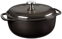 Lodge Cast Iron Dutch Oven, 6 Quart (Midnight Chrome)