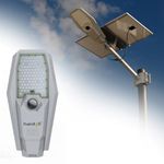 hardoll Solar Integrated Street Light 600W with Remote Controlled - Cool White,Battery Replaeable Waterproof for Outdoor Walkways and Home Garden (Pack of 1)