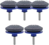 YAUNJI Lawnmower Dull Blade Sharpener, 2024 New Lawn Mower Blade Sharpener Kits, Universal Blade Sharpeners for Lawn Mowers for Any Power Hand Drill (Blue 5 PCS)