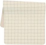 Ava + Oliver Vegan Leather Baby Changing Mat (16 X 30 in) - Multipurpose Wipeable and Portable Diaper Changing Pad - Foldable for Travel (Blue Check)