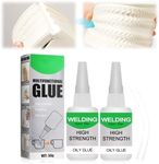 Oily Glue, 2024 Upgraded Multi-Function Leak Sealing Welding Glue,Leather Glue Welding High Strength Universal Super Glue, Oily Glue for Metal, Plastic, Wood, Ceramic, Leather (2PCS)