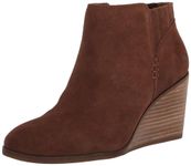 Lucky Brand Women's Zorla Wedge Bootie Ankle Boot, Roasted, 12