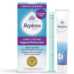 Replens Long-lasting Vaginal Moisturizer With Reusable Applicator, 14 Applications