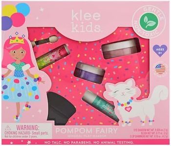 Luna Star Klee Kids Play Makeup Kit. Gentle and Non-Toxic. Kid-Friendly. Made in USA. (Pom Pom Fairy)