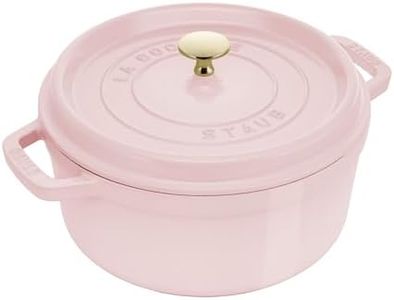 Staub Cast Iron 4-qt Round Dutch Oven - Peony Pink