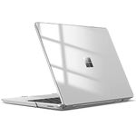 FINTIE Case Compatible with Microsoft Surface Laptop Go 3 (2023) / Surface Laptop Go 2 (2022) / Surface Laptop Go (2020) - 12.4 Inch Protective Snap On Hard Shell Cover, Crystal Clear