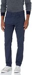 Amazon Essentials Men's Slim-Fit 5-Pocket Comfort Stretch Chino Trousers (Previously Goodthreads), Navy, 36W / 30L