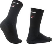 Cressi Men's Metallite Neoprene Diving Socks 2.5mm- Black, Large