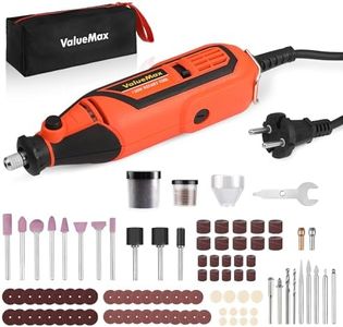 ValueMax Outil Rotatif Multifonction 130W avec 120 Accessoires, 5 Vitesses Variables 35000 tr/min, Mini Ponceuse Electrique pour Découper Poncer Percer Polir Graver Meuler