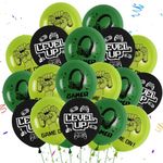 Video Game Party Decorations Balloons - Gaming Party Decorations for Game Theme Party Decorations Boys Girls Kids Party Supplies Green Gaming Balloons