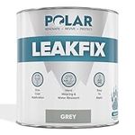 Polar Premium Leak Seal Grey Paint - 500ml - Instant Waterproof Roof Sealant - Ideal for Leaks, Cracks & Roof Repair - Concrete, Brick, Metal, Drainpipes & Gutters - Easy to Apply