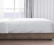 BIOWEAVES 100% Organic Cotton 1 Flat Sheet Only, 300 Thread Count Soft Sateen Weave GOTS Certified Top Sheet (King, White)