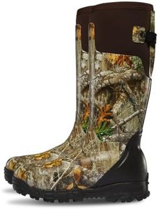 LaCrosse Alphaburly Pro 18" Insulated Hunting Boots for Men Featuring Waterproof Rubber, 1600G Thinsulate, and EVA Footbed, Realtree Edge - 9 M