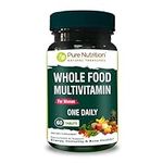 Pure Nutrition Whole Food Multivitamin for Women 1500mg. All Natural Plant Based Women's MULTIVITAMIN | Once Daily | 60 Tablets - 2 Months Supply.