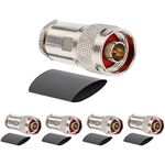 5PCS N Male Attach Connector 400 RF Coax Coaxial Adapter by XRDS-RF