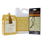 Tyler Candle Company 32 Ounce Glamorous Wash, Sachet, and Autoglam Bundle by Louisiana Pantry (French Market)