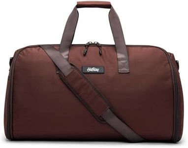 Halfday Convertible 2-in-1 Garment Duffel Weekender Bag 45L | Wrinkle-Free Travel, Hanging Suit Compartment, Shoe Pockets, Trolley Sleeve. Durable & Water-Resistant Carry-On, Port