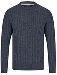 Tokyo Laundry Men's 'Alonso' Chunky Cable Knit Crew Neck Jumper