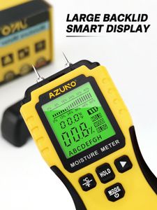 Pin-Type Moisture Meter – 8 Modes for Wood, Drywall, Concrete