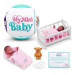 5 Surprise My Mini Baby Series 1, Single Capsule, By ZURU, Collectible Mystery Capsule, Toy for Girls, Realistic Miniature Baby, Playset and Accessories (Single Capsule)