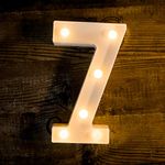 Foaky LED Letter Lights Sign 26 Alphabet Light Up Letters Sign for Night Light Wedding Birthday Party Battery Powered Christmas Lamp Home Bar Decoration (7)