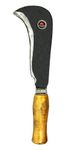 S.B. ANJALI SHALU BHAI Handmade Multi Purpose Coconut Cutting Knife Small Size High Tempered Steel Traditional Kitchen Knife Wooden Handle Kerala Ponnanni Nadan Vettu Kathi (8 Inch Blade)