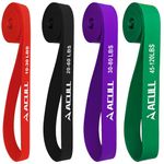 Acull Resistance Bands for Working Out, Pull Up Assistance Bands, Exercise Bands, Workout Bands, Excersing Bands, Resistance Band Set for Men Women, Stretch Bands for Physical Therapy, Home Workouts