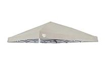 for Canopy Top for Quest Q64 10' x 10' Slant Leg Instant Up Canopy Gazebo Replacement Tent Parts (Khaki)