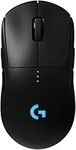 Original Logitech G PRO Wireless Gaming Mouse, HERO 25K Sensor, 25,600 DPI, RGB, Ultra Lightweight, 4-8 Programmable Buttons, Long Battery Life, POWERPLAY-compatible, UK Packaging, PC/Mac - Black