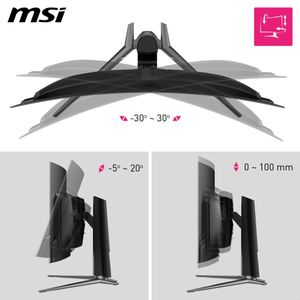 MSI 34" QD-OLED Gaming Monitor – UltraWide Curved Display