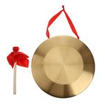 Kids Outdoor Kids Outdoor Cymbal Cymbal 1 Set of Brass Instruments Copper Cymbals Opera Gong Gong with Round Playing Hammer Desktop Gong Chime