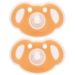 Mobella Koala Pacifiers 0-3 Months, Silicone Baby Pacifier for Breastfed Babies, Soft Nipple Newborn Soother, BPA-Free Binkies, Orthodontic, Symmetrical Curves Shield Design, Day Time 2 Pack