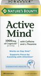 Nature's Bounty Active Mind, 60 Coated Caplets