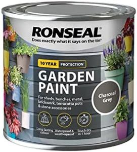 Ronseal - Garden Paint Charcoal Grey 250ml