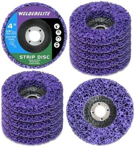 WelderElite Paint Stripping Discs 12-Pack, 4" Purple Angle Grinder Disc for Paint, Rust, and Adhesive Removal, Strip Disc for Metal and Wood