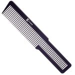 Kobe Professional Hairdresser's Carbon Comb - Carbon Fibre for Strength & Durability (Flat Top)