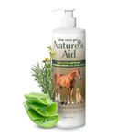 Nature's Aid Soothing Equine - Horse Coat Gel. Fast-Absorbing, Natural Formula, Antibacterial, Antifungal, Skin-Soothing, and 3X More Skin-Nourishing Compounds (500ml).