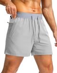 Men's Running Shorts with Zipper Po